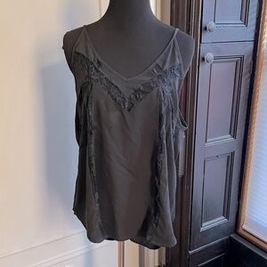 ❤️Like Free People Vintage-Inspired Black Lace Camisole